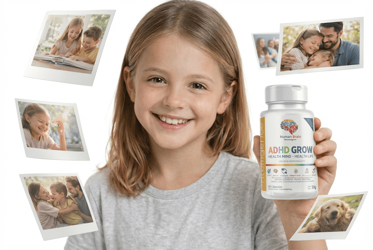 ADHD Grow - Suporte natural para crianças