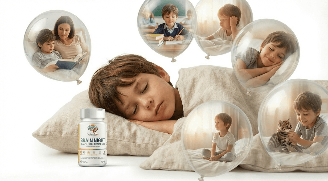 Brain Night - Suporte natural para o sono infantil